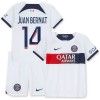 Maglia ufficiale Paris Saint Germain Juan Bernat 14 Trasferta 2023-24 per Bambino